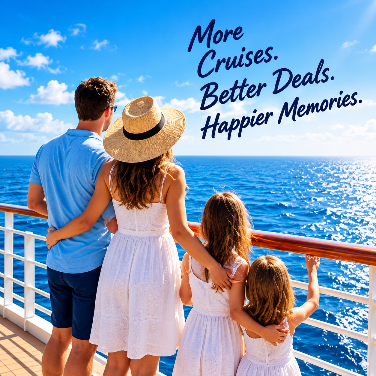 More Cruises. Better Deals. Happier Memories.