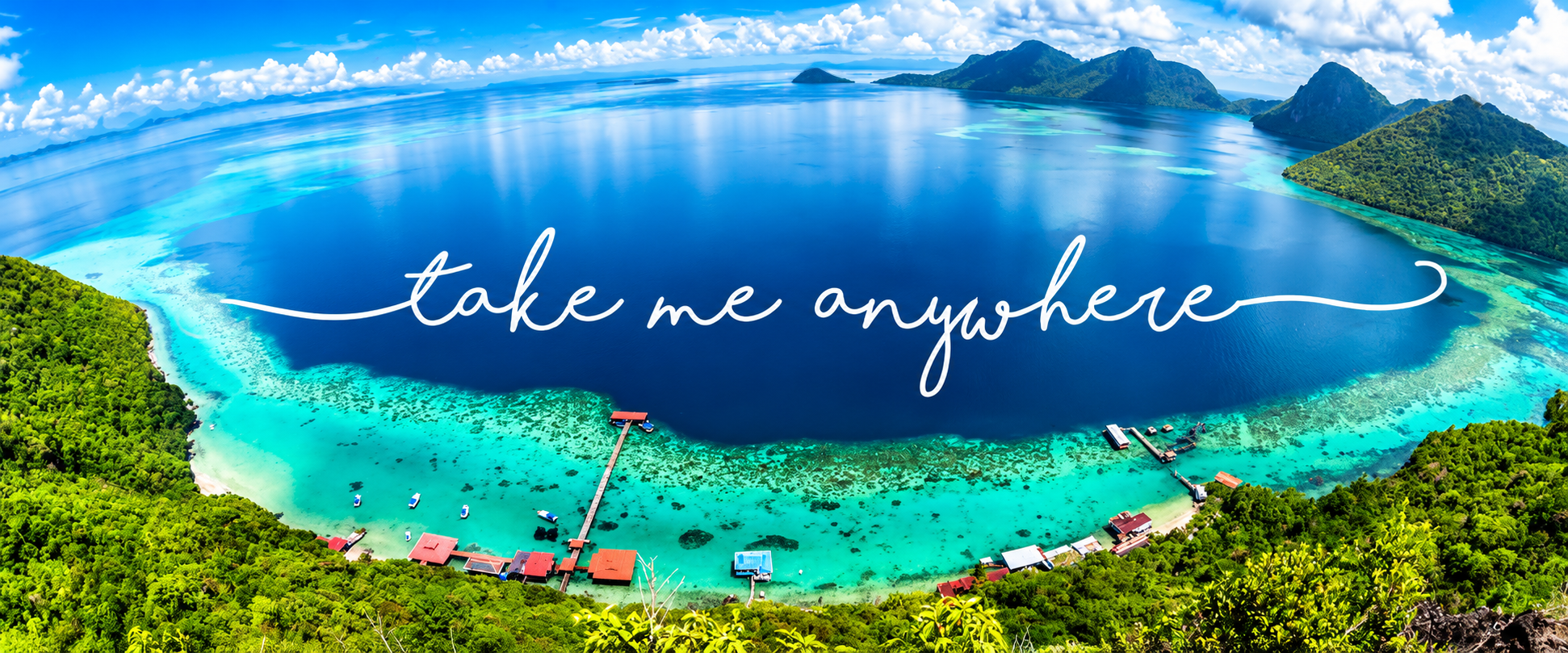 Take me anywhere cruise vacation at sea